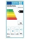 Campana Decorativa - Whirlpool AKR037GBL, Eficiencia B, Negro, Inclinada