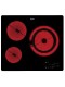 Placa Vitrocerámica - Whirlpool AKT807BF, 3 Zonas, 60 cm, Negro, Sin Marco