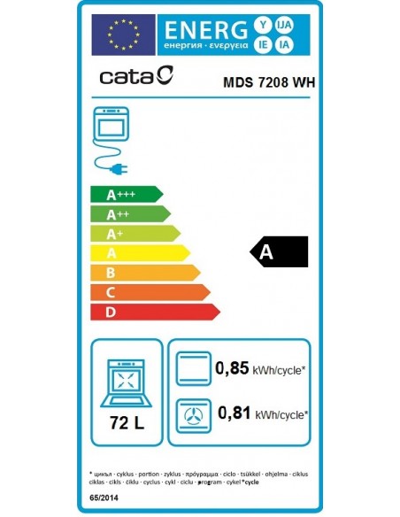 Horno Multifunción - Cata MDS 7208 WH...