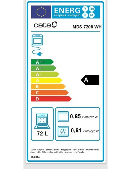 Horno Multifunción - Cata MDS 7208 X,...