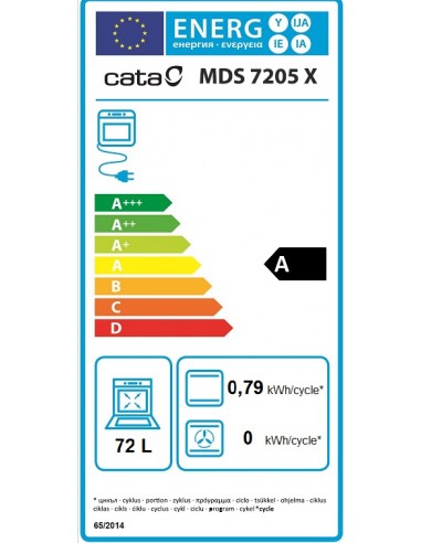 Horno Multifunción - Cata MDS 7205 X, Inox, Aquálisis | Electrónica Vicente