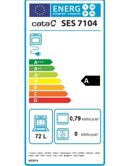 Horno Convencional - Cata SES 7104 WH...