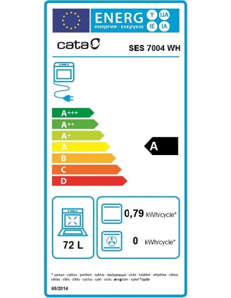 Horno Convencional - Cata SES 7004 BK...