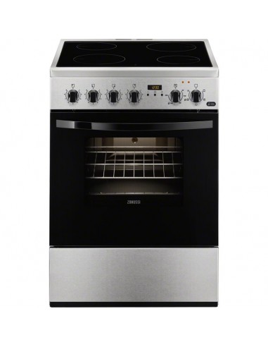 Zanussi ZCV550G1XA - Cocina con Placa de 4 Zonas y Horno Eléctrico Inox -  Lacasadelelectrodomestico.com