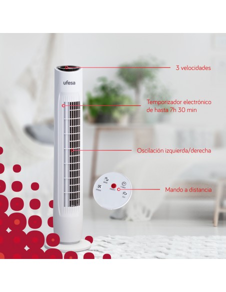 Ventilador - Ufesa TW1500 Torre