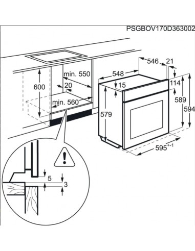 Horno Multifunción - AEG BPE642120M, Eficiencia A+, Acero Inoxidable,  Abatible, Pirólisis | Electrónica Vicente