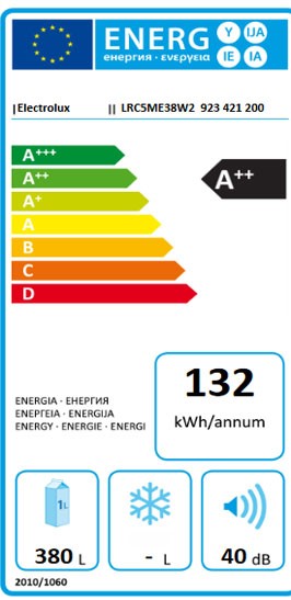 Etiqueta de Eficiencia Energética - 923421200