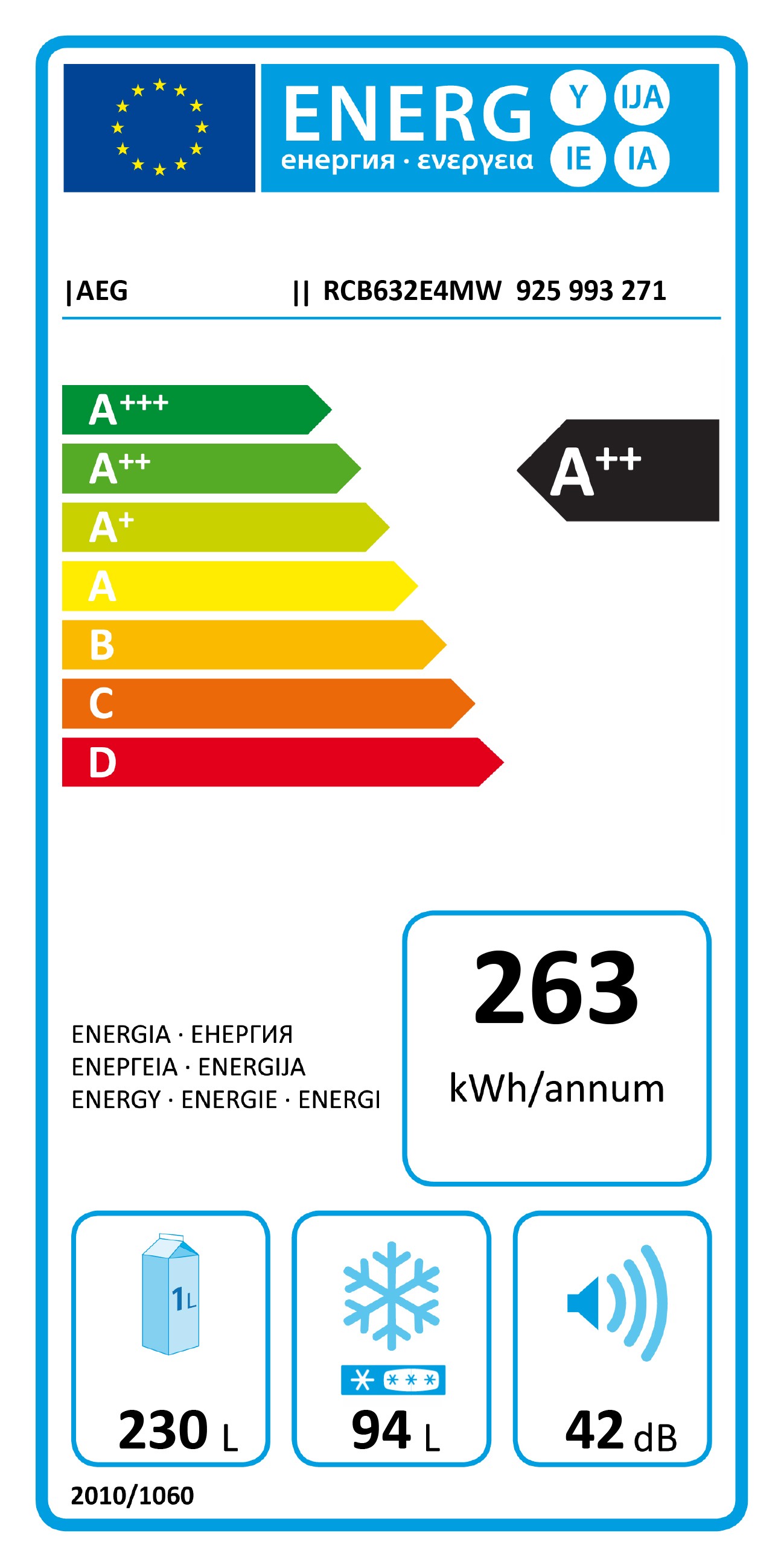 Etiqueta de Eficiencia Energética - 925993271