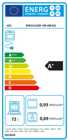 Horno Multifunción - AEG BPB23112ZM, Pirólisis, Eficiencia A+, Inox |  Electrónica Vicente