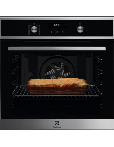 Horno Multifunción - Electrolux EOF6P60X Cristal, Negro, Inox, Pirolítico |  Electrónica Vicente