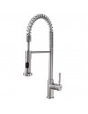 Grifo Caño Alto Extraíble - Teka INX939, Flexible, Inox