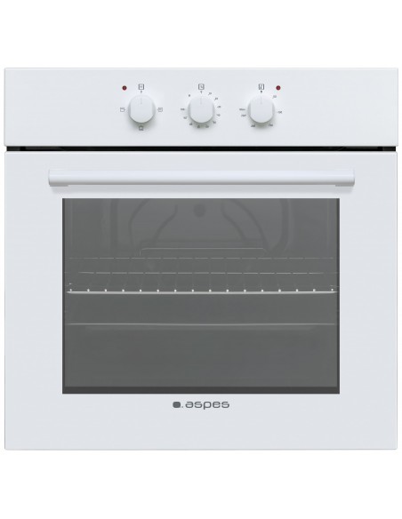 Horno Multifunción - Aspes AHE1110B, Eficiencia A, Blanco, Abatible,  Convencional | Electrónica Vicente