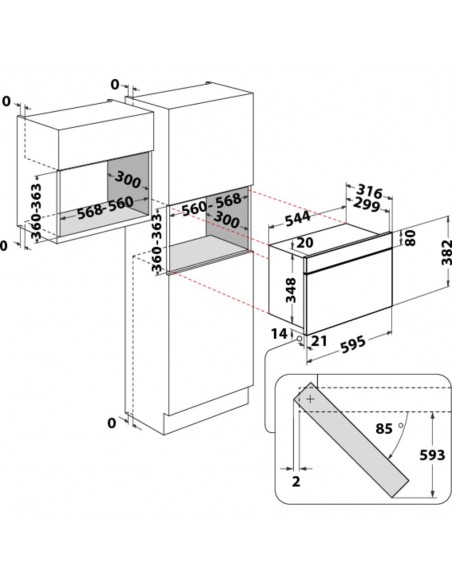 Microondas Integrable - Whirlpool AMW...