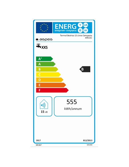 Termo Vertical - Aspes ATE15C, 15...