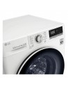 Lavadora Secadora Libre Instalación - LG F4DN408N0, Eficiencia A, Blanco, 8 kg, 1400 rpm, WiFi