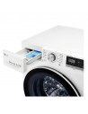 Lavadora Secadora Libre Instalación - LG F4DN408N0, Eficiencia A, Blanco, 8 kg, 1400 rpm, WiFi