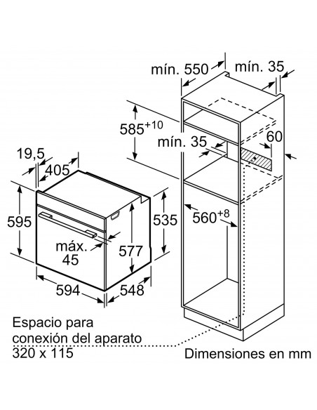 Horno Multifunción - Bosch HBG675BS1...