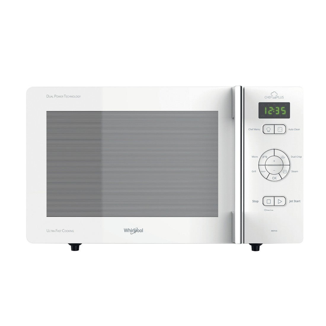 Microondas - Whirpool MCP 346 WH, Capacidad 25 Litros, Blanco | Electrónica  Vicente