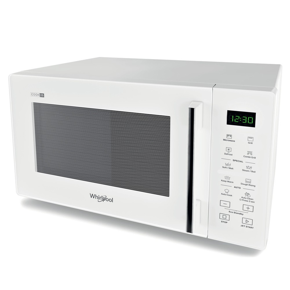 Microondas Libre Instalación - Whirpool MWP 254 W, Capacidad 25 Litros, Blanco