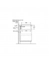 Placa Inducción con extracción - Bosch PVQ731F25E, Eficiencia B, 4 Zonas, 70 cm, Negro, Biselado