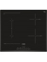 Placa Inducción - Bosch PVS651FC5E, 4 Zonas, 60 cm, Negro, Sin Marco