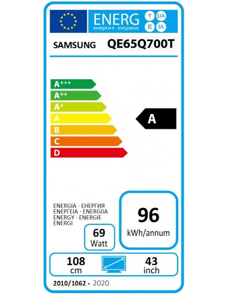 TV LED - Samsung QE65Q700T,...