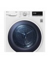 Secadora Condensación - LG RH90V5AV6Q, Bomba de Calor, Capacidad de Carga 9Kg, Blanco