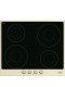 Placa Inducción - Smeg SI764POM, 4 Zonas, 60 cm, Crema, Marco Crema