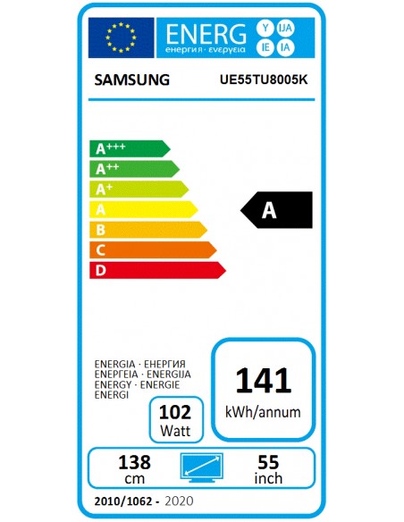 TV LED - Samsung UE55TU8005,...