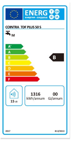 Etiqueta de Eficiencia Energética - VGRU542KX
