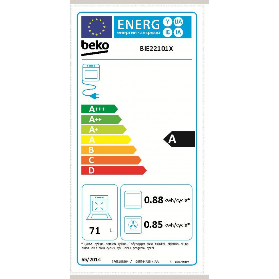 Horno Multifunción - Beko BIE22101X, Acero Inoxidable, Abatible,  Convencional | Electrónica Vicente