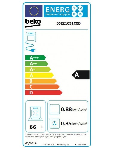 Conjunto Horno y Placa Gas - Beko BSE21031CXD | Electrónica Vicente