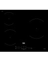 Placa Inducción - Beko HII63203AT, 3 Zonas, 60 cm, Negro, Sin Marco