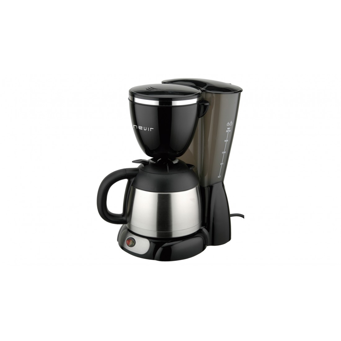 Cafetera de goteo con 2 jarras termo, capacidad de 8 a 10 tazas, 1 l, 870 W  KA 3328 - Venca - MKP000021649