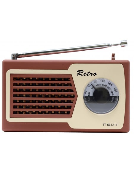 Radio Portátil - Nevir NVR200 Marrón