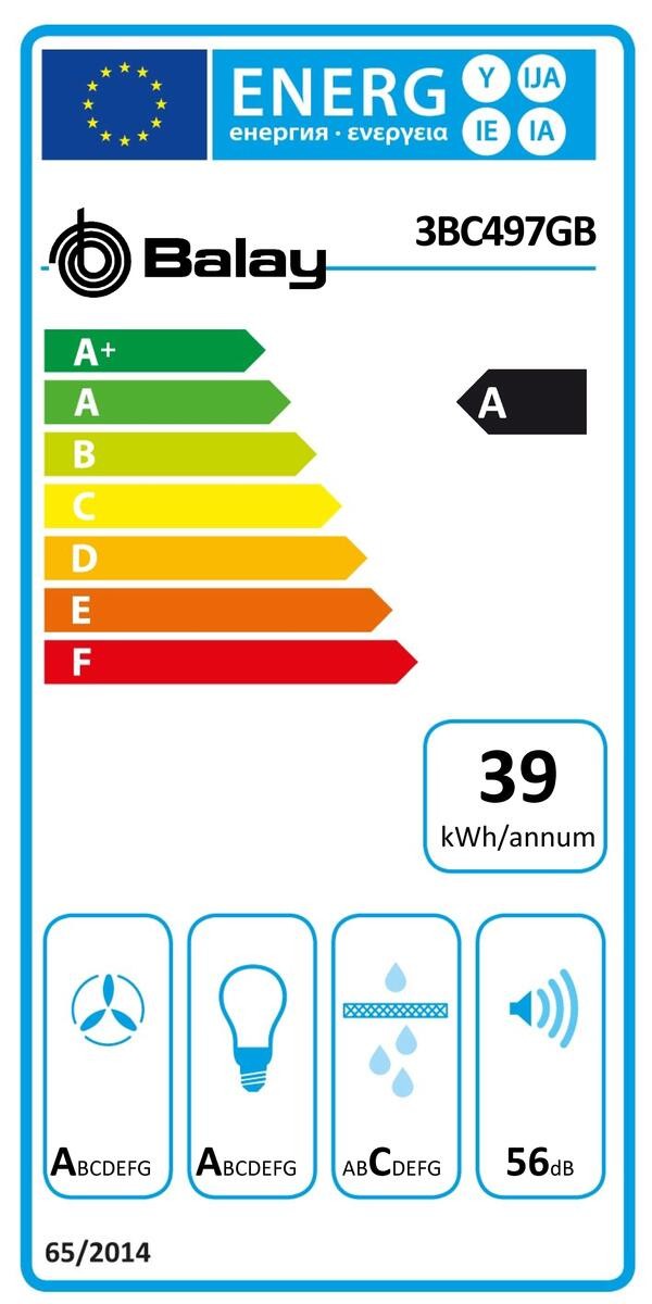 Etiqueta de Eficiencia Energética - 3BC497GB