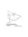 Campana Decorativa - Balay 3BC666MX, Eficiencia A, Acero Inoxidable, Piramidal