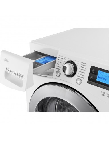 Lavadora Libre Instalación - LG FH495BDN2, Eficiencia A+++, Blanco, 1400 rpm, Más de 10