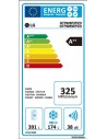 Frigorífico - LG GTF925PZPZD, Inox, Altura 1.78 m, Ancho 86 cm