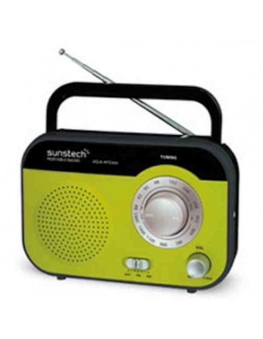 Radio Portátil - Sunstech RPS560, Verde
