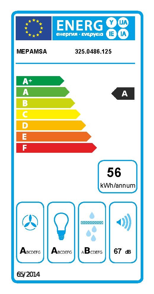 Etiqueta de Eficiencia Energética - 3250486125