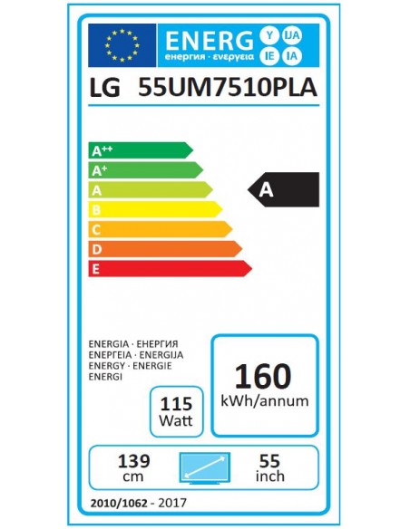 TV LED - LG 55UM7510, 4K, 55"