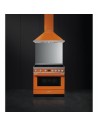 Cocina Inducción - Smeg CPF9IPOR, 90 cm, 5 zonas, Naranja