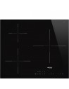 Placa Inducción - Smeg SI5632D, 3 Zonas, 60 cm, Negro, Sin Marco