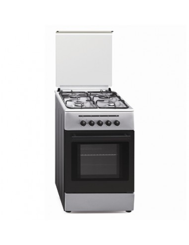 Cocina Vitrokitchen Cb5535bbe 3 Fuegos 1 Triple Horno Electrico 50x55 Blanco