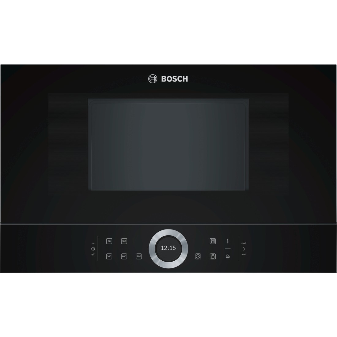 Microondas Integrable - Bosch BFL634GB1, Negro