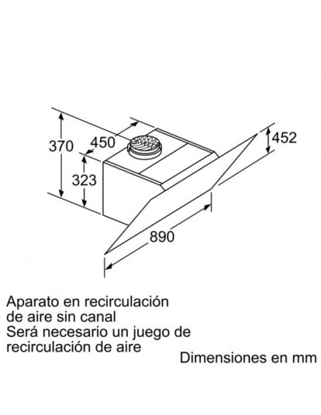 Campana Decorativa - Bosch DWK98JQ60,...