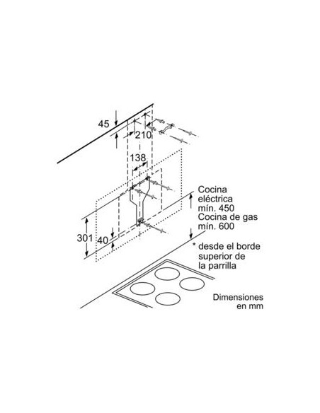 Campana Decorativa - Bosch DWK98PR60,...