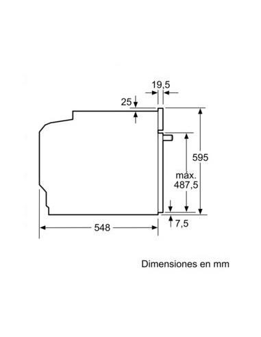 Horno Multifunción - Bosch HBA512BR0, Eficiencia A, Acero Inoxidable,  Abatible, Convencional | Electrónica Vicente