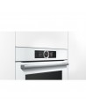 Horno Multifunción - Bosch HSG636BW1, Eficiencia A+, Blanco, Abatible, Paredes antiadherentes